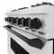 Autograph Edition 36 In. 5.2 Cu. Ft. Classic Dual Fuel Range With 6 Burner Gas Cooktop And Electric Convection Oven In Satin Stainless Steel With Matte Black Accents