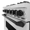 Autograph Edition 36 In. 5.2 Cu. Ft. Classic Dual Fuel Range With 6 Burner Gas Cooktop And Electric Convection Oven In Stainless Steel With Matte Black Accents