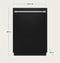 Café Customfit Stainless Interior Smart Dishwasher With Ultra Wash Top Rack And Dual Convection Ultra Dry, 44 Dba