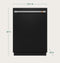 Customfit Energy Star Stainless Interior Smart Dishwasher With Ultra Wash Top Rack And Dual Convection Ultra Dry, 44 Dba