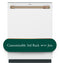 Café Customfit Stainless Interior Smart Dishwasher With Ultra Wash Top Rack And Dual Convection Ultra Dry, 44 Dba