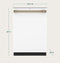 Café Customfit Stainless Interior Smart Dishwasher With Ultra Wash Top Rack And Dual Convection Ultra Dry, 44 Dba