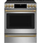 30" Smart Slide-in, Front-control, Radiant And Convection Range