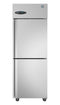 Freezer, Single Section Upright, Half Stainless Doors with Lock