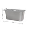 6 Qt. Three-Section Electric Countertop Food Warmer