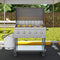 36 in. Commercial Outdoor Propane Gas Grill with Roll Dome Cover in Stainless Steel