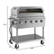 36 in. Commercial Outdoor Propane Grill With Pizza Oven in Stainless-Steel