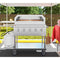 36 in. Commercial Outdoor Propane Grill With Pizza Oven in Stainless-Steel