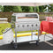 36 in. Commercial Outdoor Propane Grill With Pizza Oven in Stainless-Steel