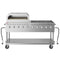 72 in. Commercial Outdoor Propane Gas Grill with 36 in. Pizza Oven in Stainless-Steel