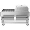 72 in. Commercial Outdoor Propane Gas Grill with 36 in. Pizza Oven in Stainless-Steel