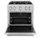 30 In. 4.2 Cu. Ft. Classic Gas Range With 4 Burner Cooktop And Convection Gas Oven In Stainless Steel