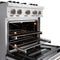 30 In. 4.2 Cu. Ft. Classic Gas Range With 4 Burner Cooktop And Convection Gas Oven In Stainless Steel