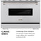36 In. 5.2 Cu. Ft. Classic Gas Range With 6 Burner Cooktop And Convection Gas Oven In Stainless Steel