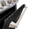 30 In. 4.2 Cu. Ft. Classic Gas Range With 4 Burner Cooktop And Convection Gas Oven In Stainless Steel With Black Matte Door