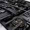48 In. 6.7 Cu. Ft. Classic Double Oven Gas Range With 8 Burner Cooktop In Stainless Steel With Black Matte Doors