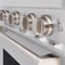 30 In. 4.2 Cu. Ft. Classic Gas Range With Convection Gas Oven In Stainless Steel With 4 Brass Burners