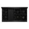 Autograph Edition 48 In. 6.7 Cu. Ft. Classic Double Oven Gas Range With 8 Burner Cooktop In Black Stainless Steel And Champagne Bronze Accents