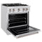 30 In. 4.2 Cu. Ft. Classic Gas Range With 4 Burner Cooktop And Convection Gas Oven In Satin Stainless Steel