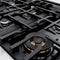 48 In. 6.7 Cu. Ft. Classic Double Oven Gas Range With 8 Burner Cooktop In Satin Stainless Steel With Black Matte Doors