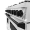 Autograph Edition 48 In. 6.7 Cu. Ft. Classic Double Oven Gas Range With 8 Burner Cooktop In Stainless Steel And Matte Black Accents