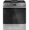 30" Smart Slide-in, Front-control, Gas Range With Convection Oven In Platinum Glass