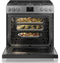 30" Smart Slide-in, Front-control, Gas Range With Convection Oven In Platinum Glass