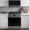 30" Smart Slide-in, Front-control, Gas Range With Convection Oven In Platinum Glass