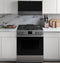 30" Smart Slide-in, Front-control, Gas Range With Convection Oven In Platinum Glass