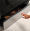 30" Smart Slide-in, Front-control, Gas Range With Convection Oven In Platinum Glass