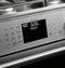 30" Smart Slide-in, Front-control, Gas Range With Convection Oven In Platinum Glass