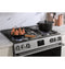 30" Smart Slide-in, Front-control, Gas Range With Convection Oven In Platinum Glass