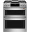 Café 30" Smart Slide-in, Front-control, Gas Double-oven Range With Convection