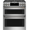 Café 30" Smart Slide-in, Front-control, Gas Double-oven Range With Convection