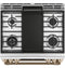 30" Smart Slide-in, Front-control, Gas Double-oven Range With Convection