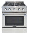 30″ Grand Chef Range 4 Open Burners LP