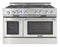48″ Grand Chef Range 4 Open Burners / Grill / 2 Open Burners LP