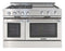 48″ Grand Chef Range 4 Open Burners / 24″ Griddle LP