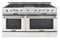 60″ Grand Chef Range 4 Burners / Grill / 4 Burners LP