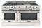 60″ Grand Chef Range 4 Burners / Grill / Griddle / 2 Burners LP