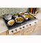 48" Commercial-style Gas Rangetop With 6 Burners And Integrated Griddle (natural Gas)