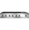 48" Commercial-style Gas Rangetop With 6 Burners And Integrated Griddle (natural Gas)