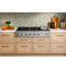48" Commercial-style Gas Rangetop With 6 Burners And Integrated Griddle (natural Gas)