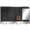 48" Commercial-style Gas Rangetop With 6 Burners And Integrated Griddle (natural Gas)