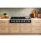 48" Commercial-style Gas Rangetop With 6 Burners And Integrated Griddle (natural Gas)