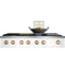 48" Commercial-style Gas Rangetop With 6 Burners And Integrated Griddle (natural Gas)