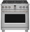 36" Smart All-gas Commercial-style Range With 6 Burners (natural Gas)