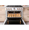 36" Smart All-gas Commercial-style Range With 6 Burners (natural Gas)