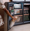 Energy Star® 22.9 Cu. Ft. Smart Counter-depth Quad-door Refrigerator In Platinum Glass With Dual-dispense Autofill Pitcher