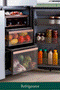 Energy Star® 22.9 Cu. Ft. Smart Counter-depth Quad-door Refrigerator In Platinum Glass With Dual-dispense Autofill Pitcher
